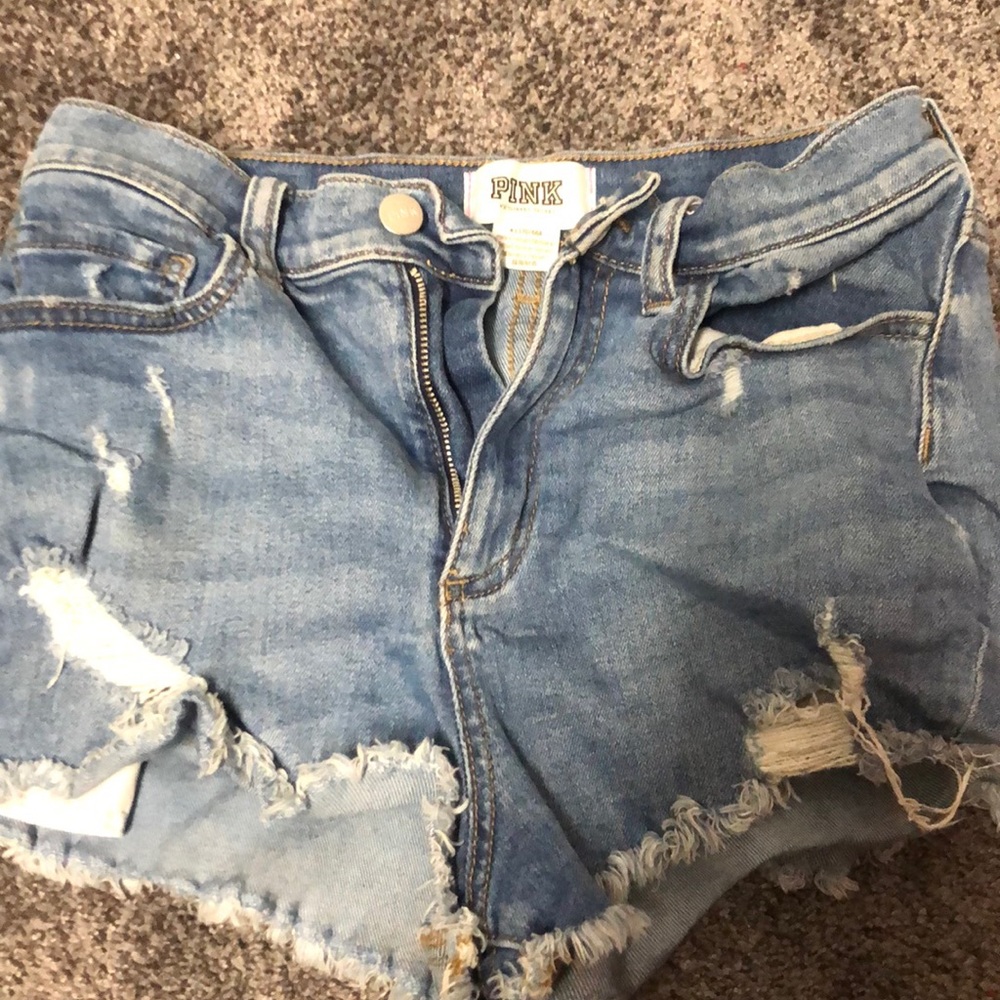 cute jean shorts from PINK
